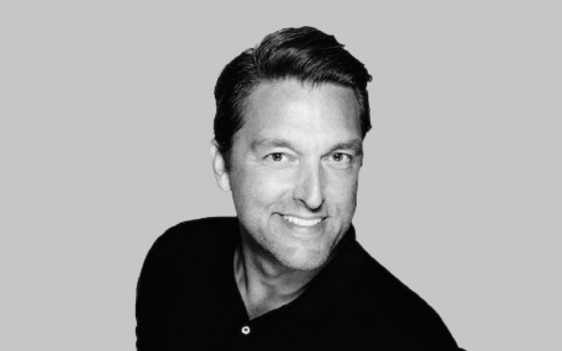 Black and white photo of Tony Miller, former Marketing VP at Disney and Marketing Director at WW